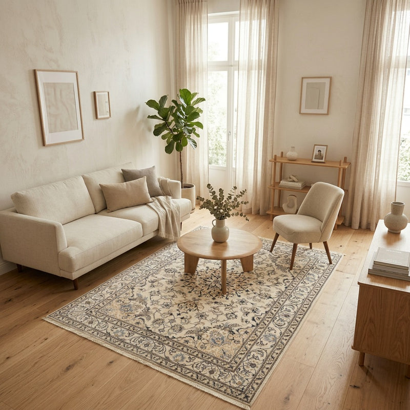 Nain Indo Tappeto 232x157cm - Tappeto orientale