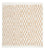 Tappeto di lana quadrato  - 35 x 32 cm - beige