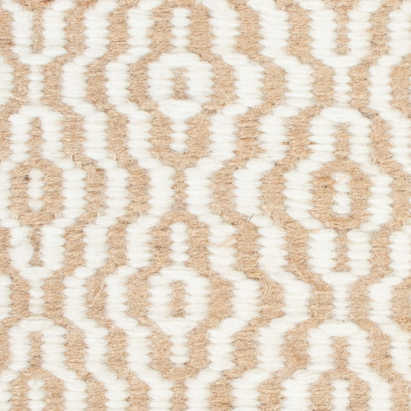 Tappeto di lana quadrato  - 35 x 32 cm - beige