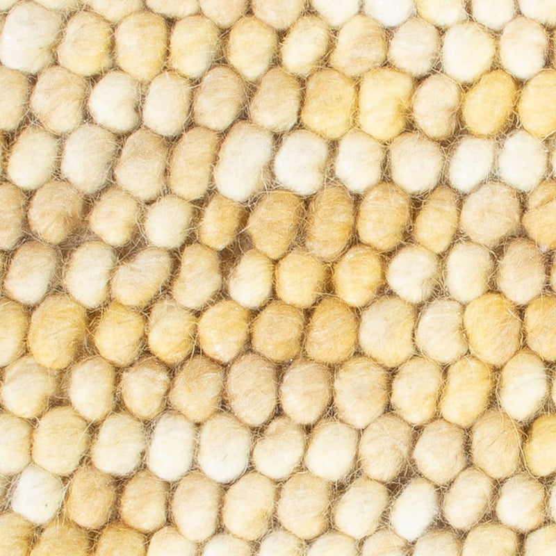 Tappeto di lana quadrato  - 32 x 32 cm - beige chiaro