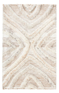 Tappeto di lana - 90 x 60 cm - beige