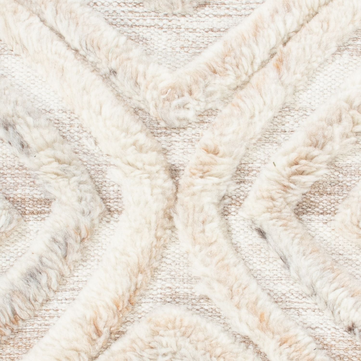 Tappeto di lana - 90 x 60 cm - beige