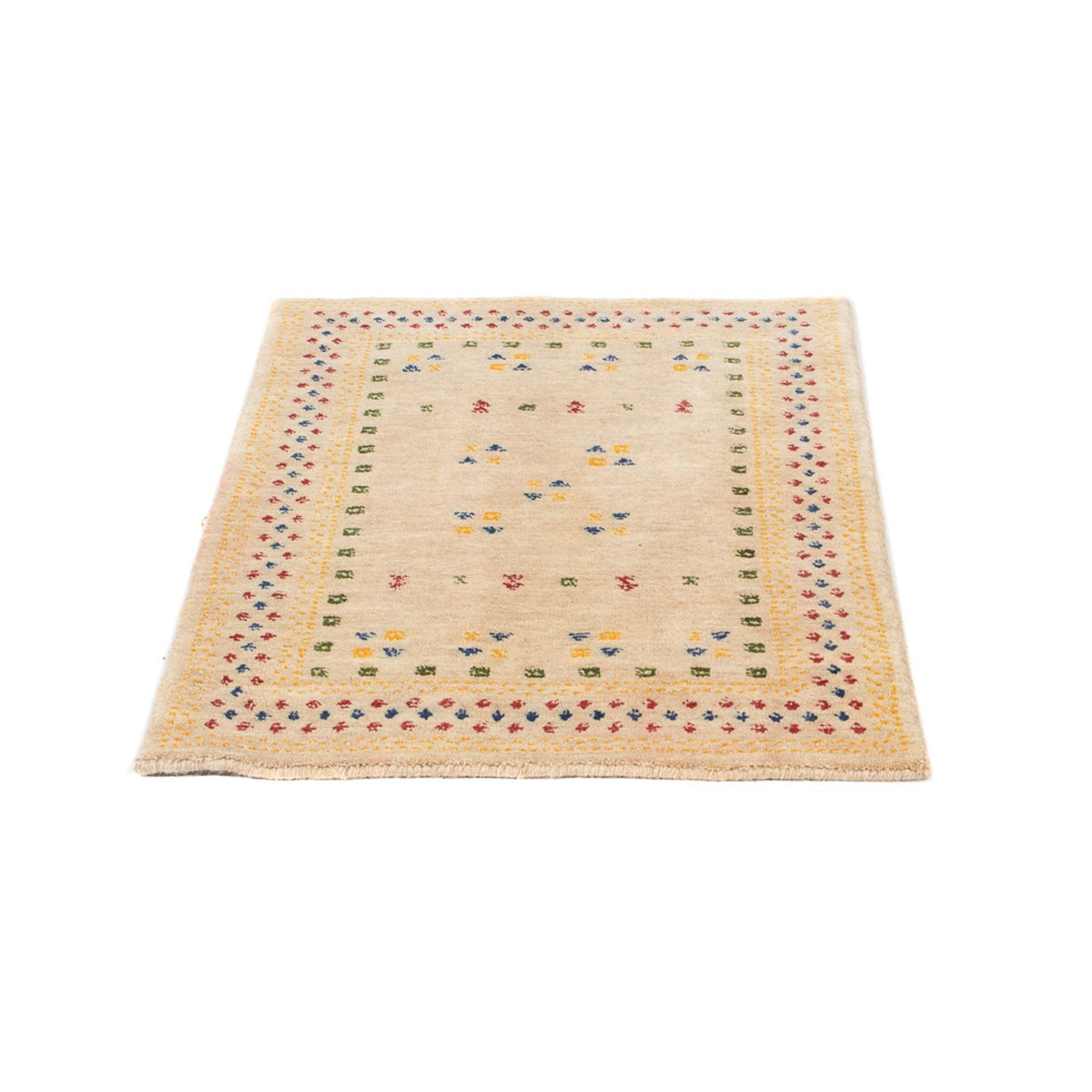 Tappeto Gabbeh - Loribaft Softy - 90 x 60 cm - beige chiaro