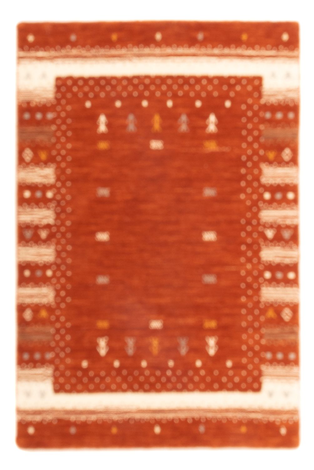 Tappeto Gabbeh - Loribaft Softy - 90 x 60 cm - terracotta