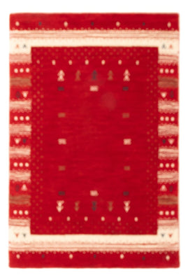 Tappeto Gabbeh - Loribaft Softy - 90 x 60 cm - rosso