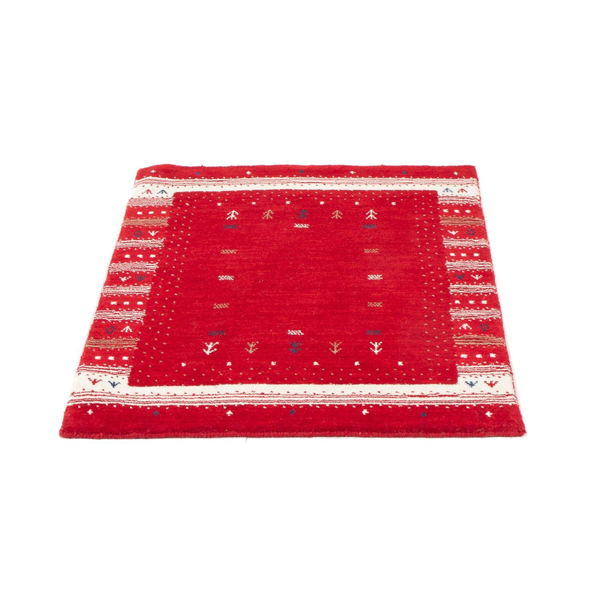 Tappeto Gabbeh - Loribaft Softy - 90 x 60 cm - rosso