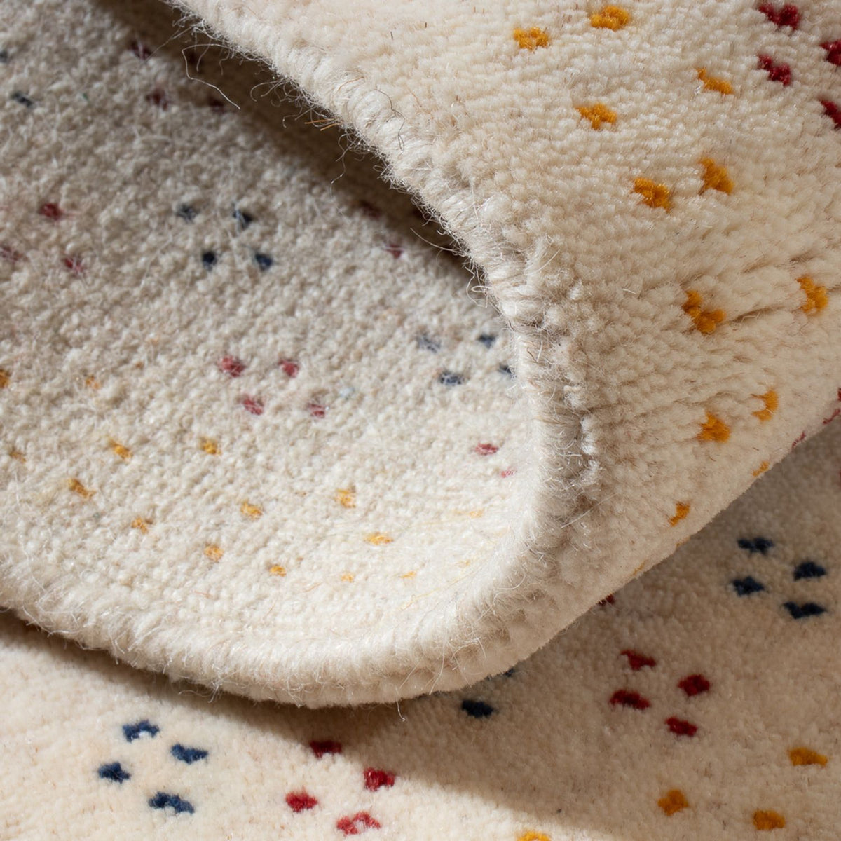 Tappeto Gabbeh - Loribaft Softy - 90 x 60 cm - beige