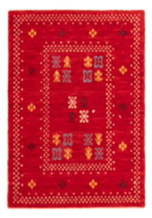 Tappeto Gabbeh - Loribaft Softy - 90 x 60 cm - rosso