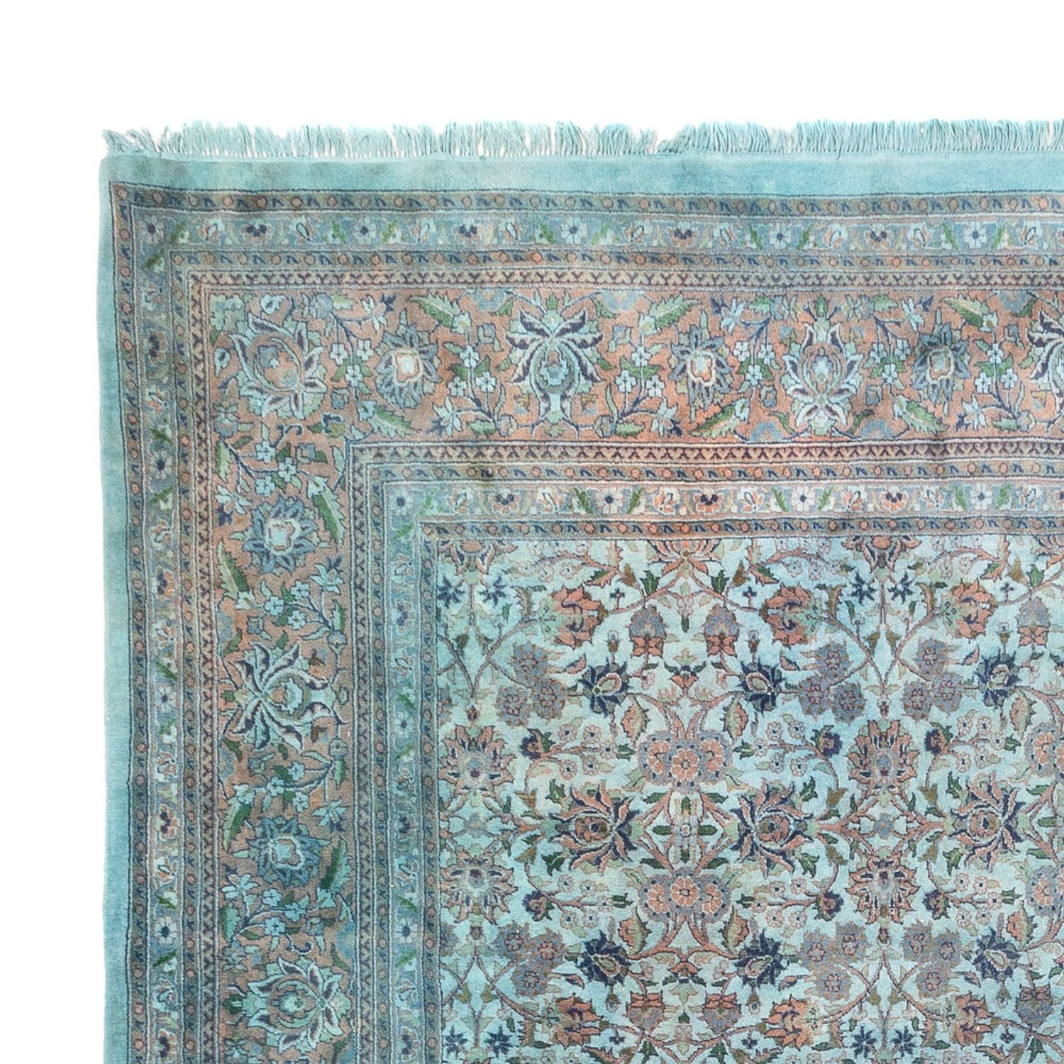 Tappeto orientale - 380 x 280 cm - turchese