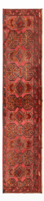 Tappeto corsia Tappeto orientale - 160 x 40 cm - rosso scuro