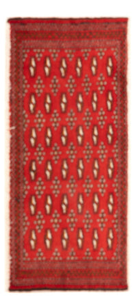 Tappeto corsia Tappeto Turkaman - 100 x 50 cm - rosso