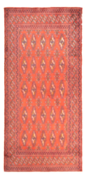 Tappeto Turkaman - 130 x 60 cm - rosso chiaro
