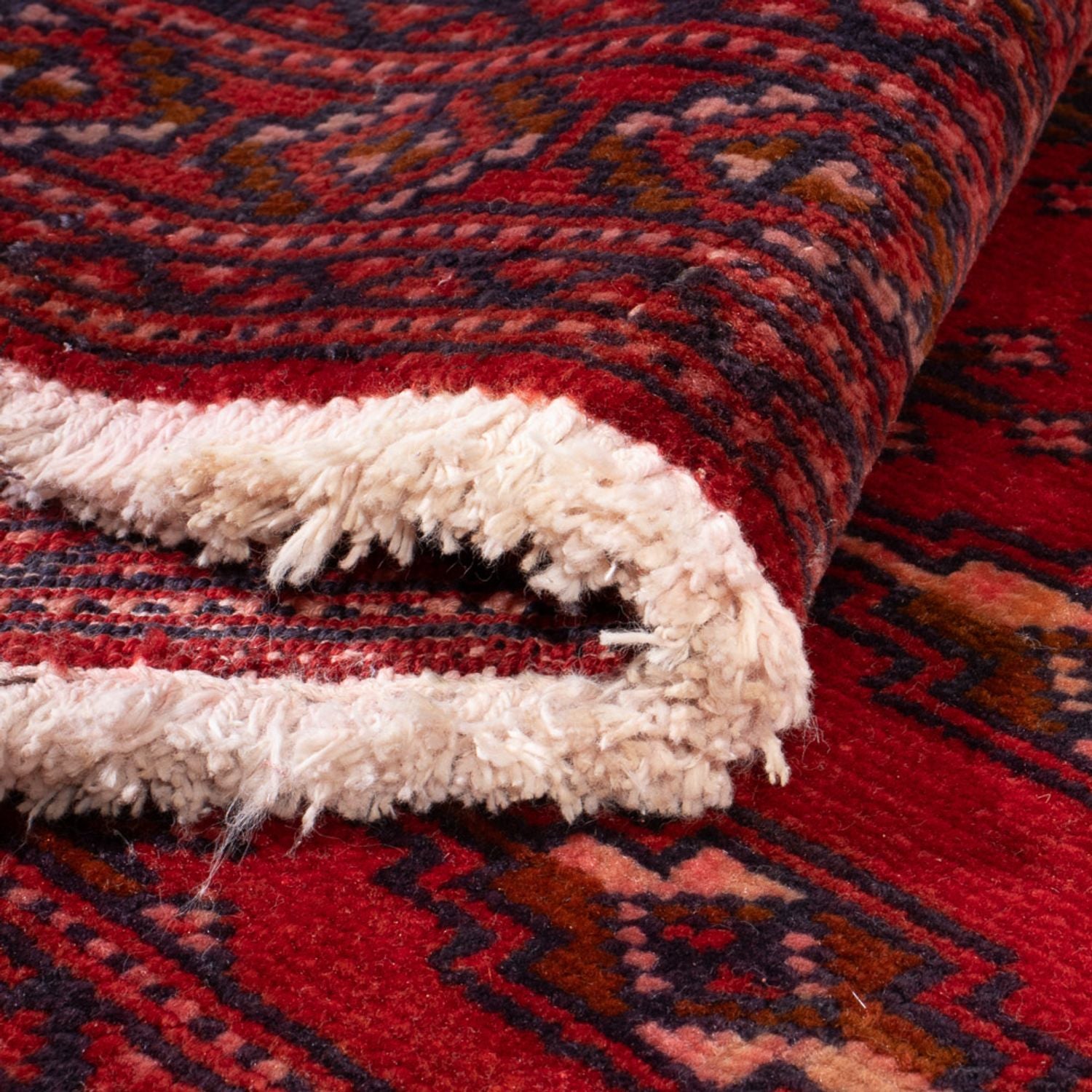 Tappeto Turkaman - 130 x 60 cm - rosso chiaro
