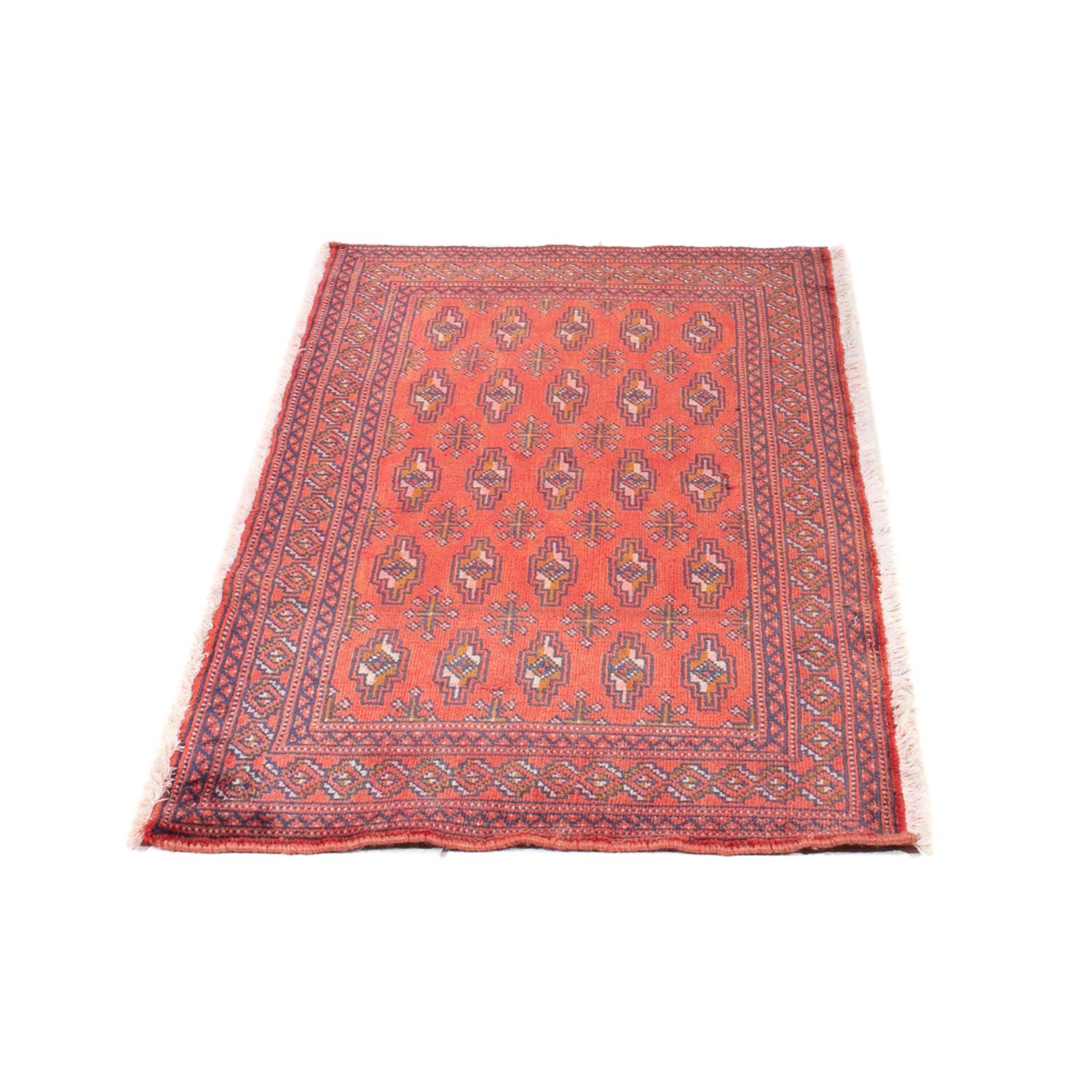 Tappeto Turkaman - 130 x 60 cm - rosso chiaro