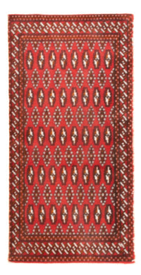Tappeto Turkaman - 130 x 60 cm - rosso