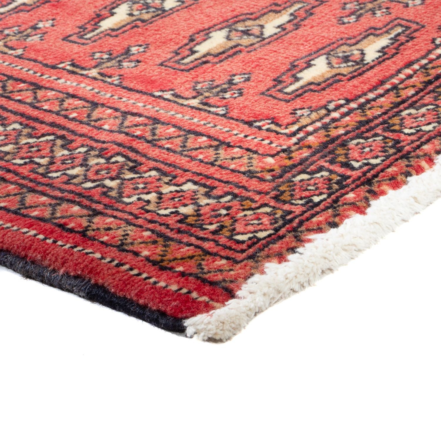 Tappeto Turkaman - 100 x 50 cm - rosso chiaro