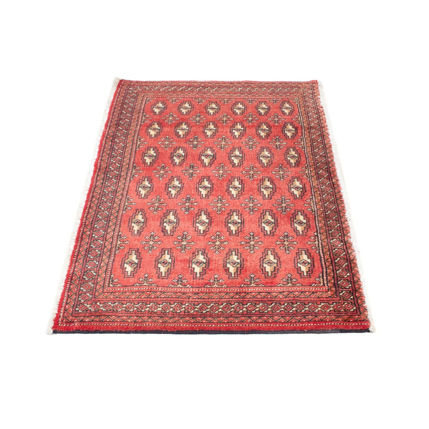 Tappeto Turkaman - 100 x 50 cm - rosso chiaro