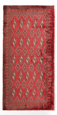 Tappeto corsia Tappeto Turkaman - 130 x 60 cm - rosso