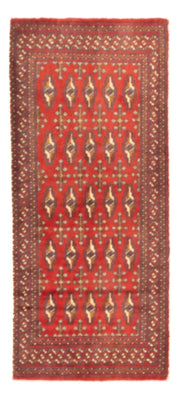 Tappeto Turkaman - 130 x 60 cm - rosso chiaro
