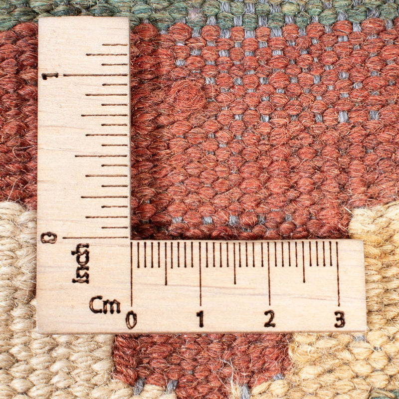 Tappeto corsia Tappeto Kelim - Splash - 315 x 95 cm - beige chiaro