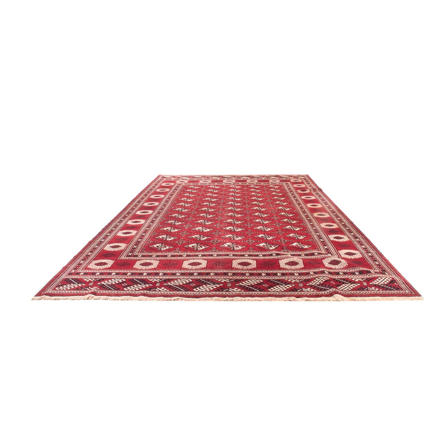 Tappeto Turkaman - 391 x 270 cm - rosso