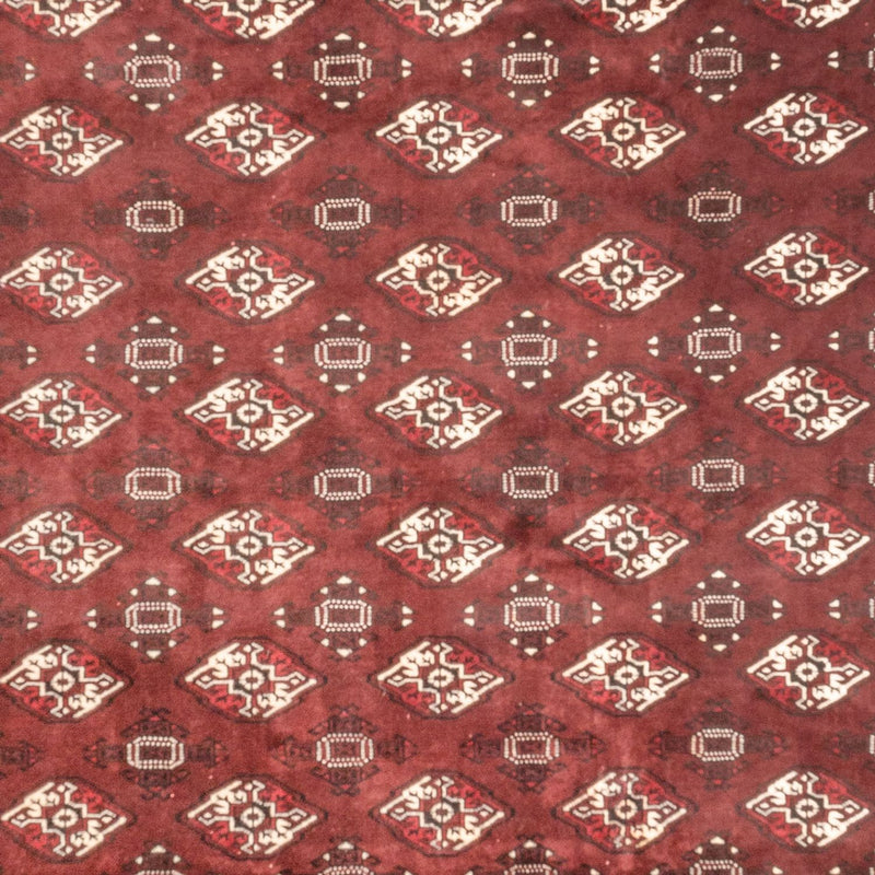 Tappeto Turkaman - 380 x 260 cm - rosso scuro