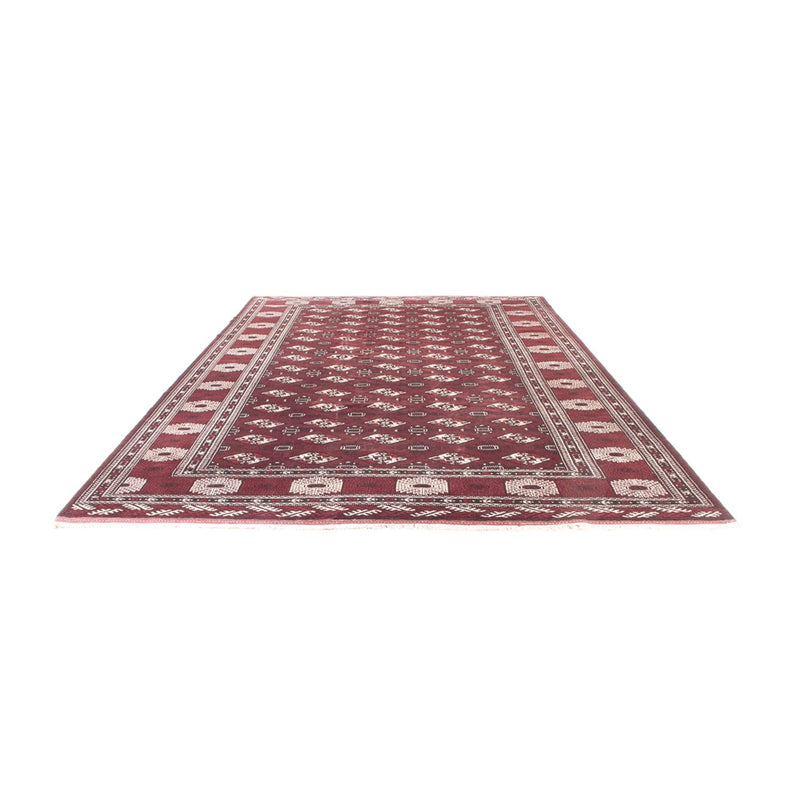 Tappeto Turkaman - 380 x 260 cm - rosso scuro