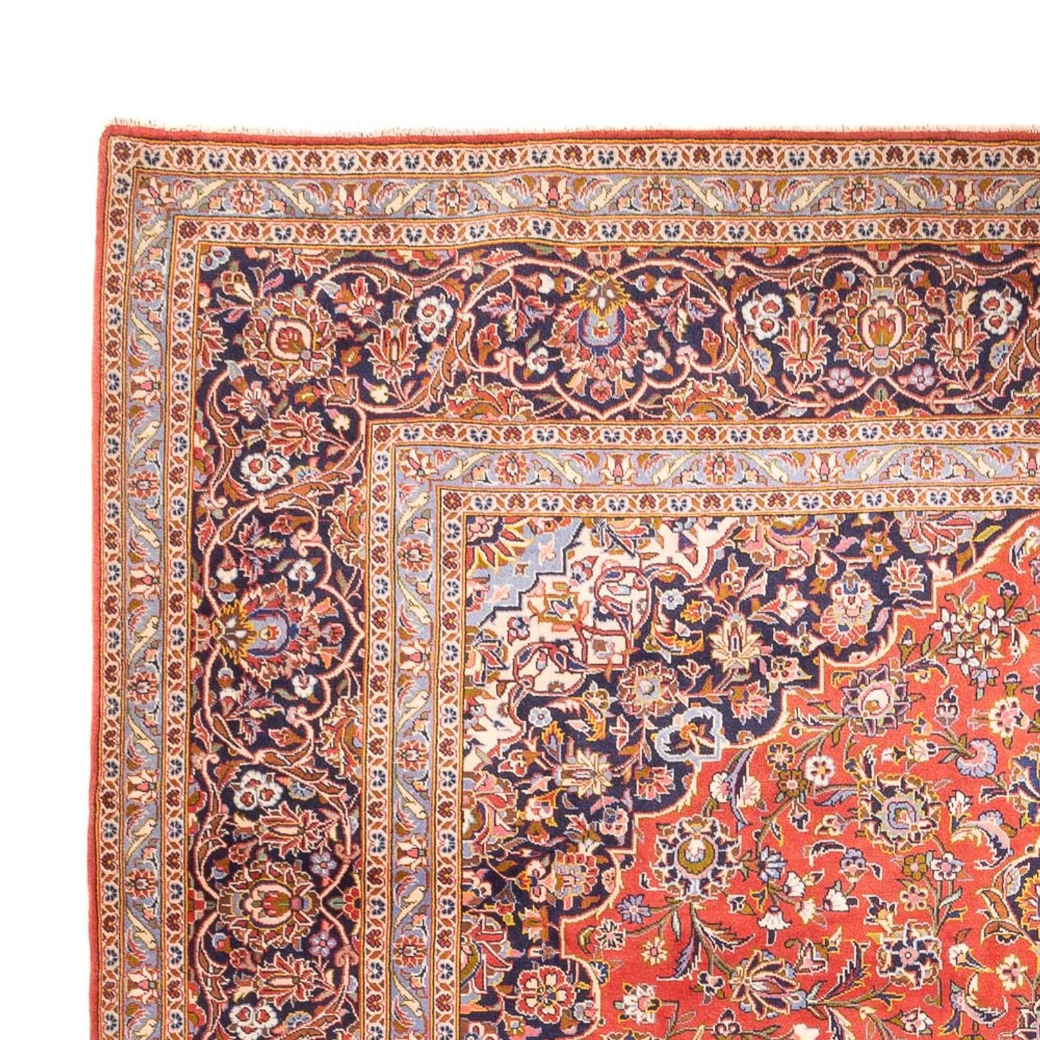 Tappeto Persero - Keshan - 385 x 305 cm - rosso chiaro