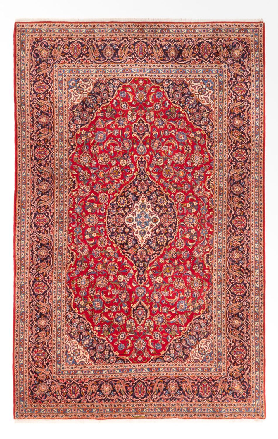Tappeto Persero - Keshan - 354 x 218 cm - rosso