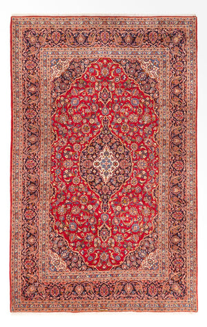 Tappeto Persero - Keshan - 354 x 218 cm - rosso