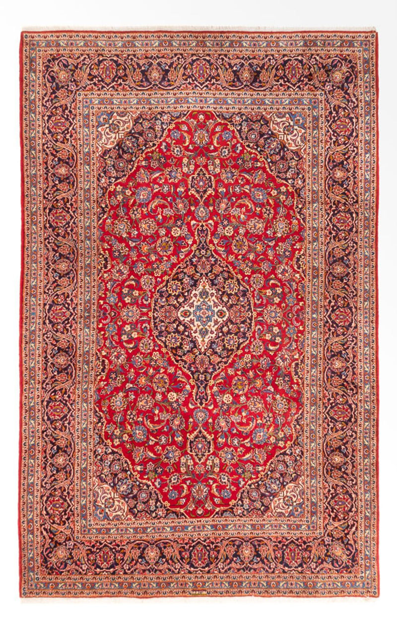 Tappeto Persero - Keshan - 354 x 218 cm - rosso