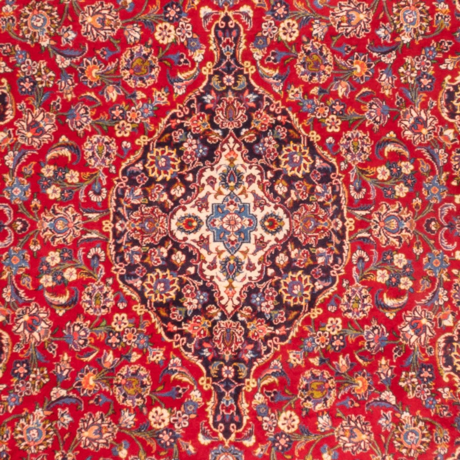 Tappeto Persero - Keshan - 354 x 218 cm - rosso