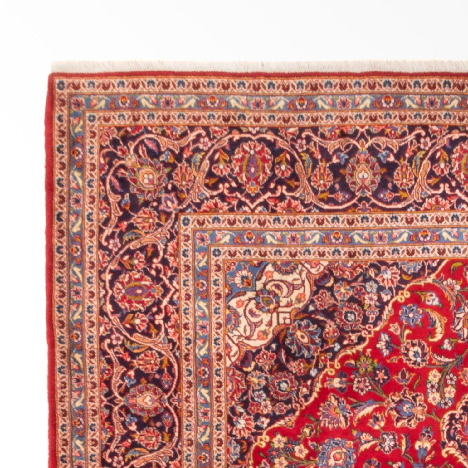 Tappeto Persero - Keshan - 354 x 218 cm - rosso
