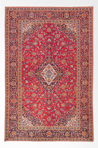 Tappeto Persero - Keshan - 300 x 218 cm - rosso