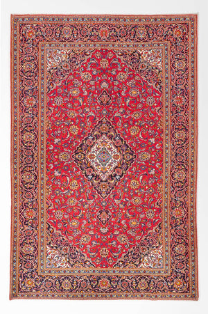 Tappeto Persero - Keshan - 300 x 218 cm - rosso