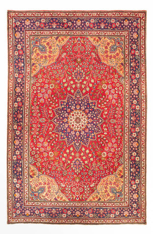 Tappeto Persero - Tabriz - 295 x 200 cm - rosso