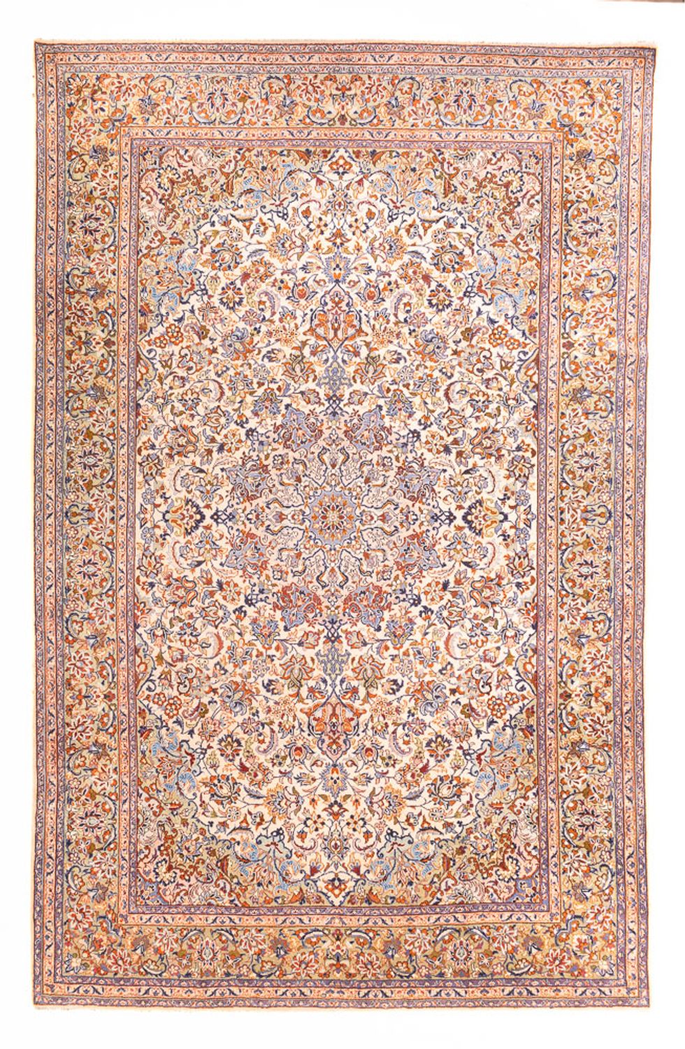 Tappeto Persero - Keshan - 410 x 280 cm - beige scuro