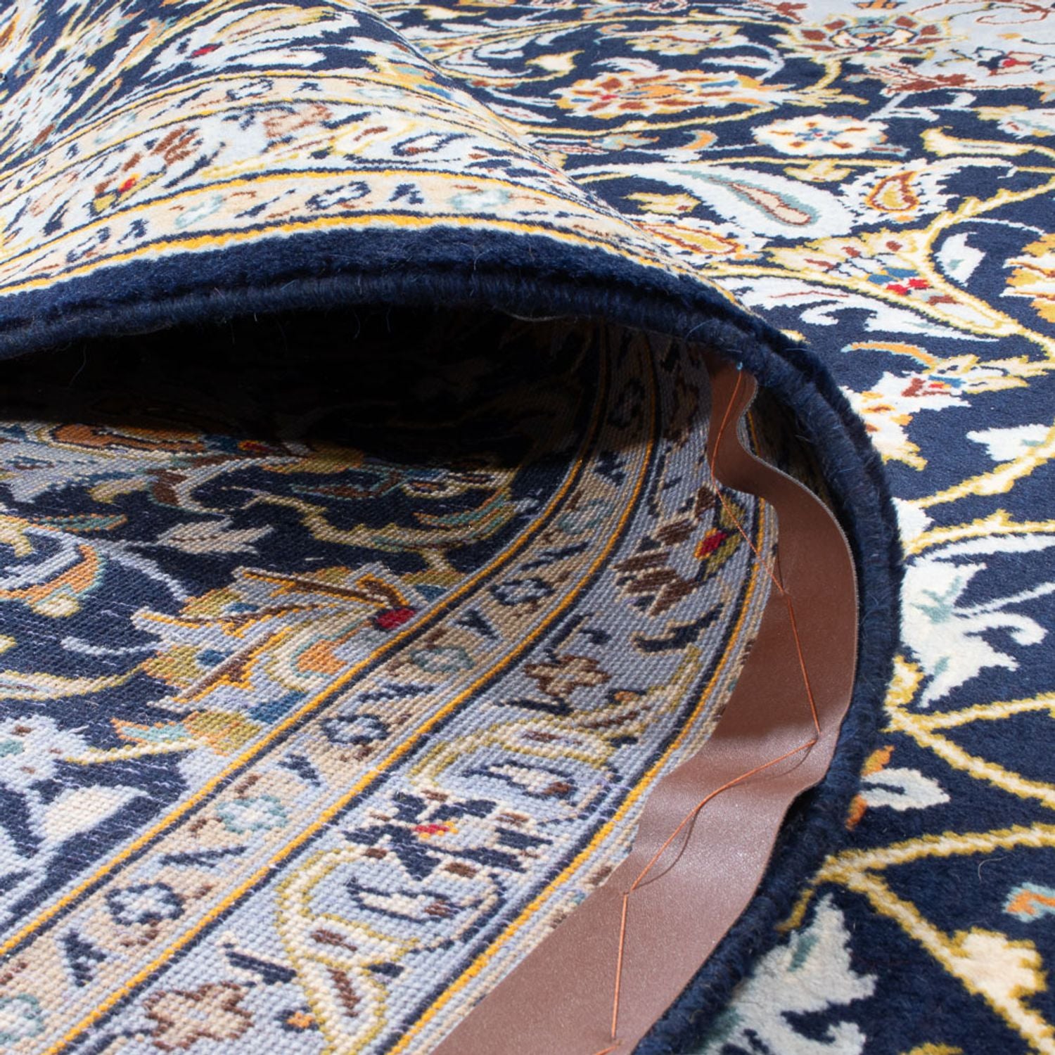 Tappeto Persero - Keshan - 425 x 307 cm - blu scuro