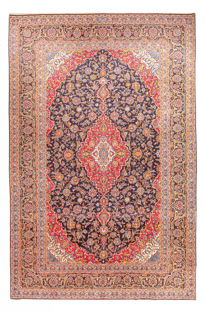 Tappeto Persero - Keshan - 445 x 310 cm - blu scuro