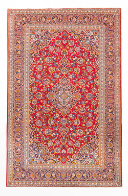 Tappeto Persero - Keshan - 345 x 227 cm - rosso