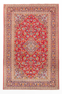 Tappeto Persero - Keshan - 345 x 227 cm - rosso
