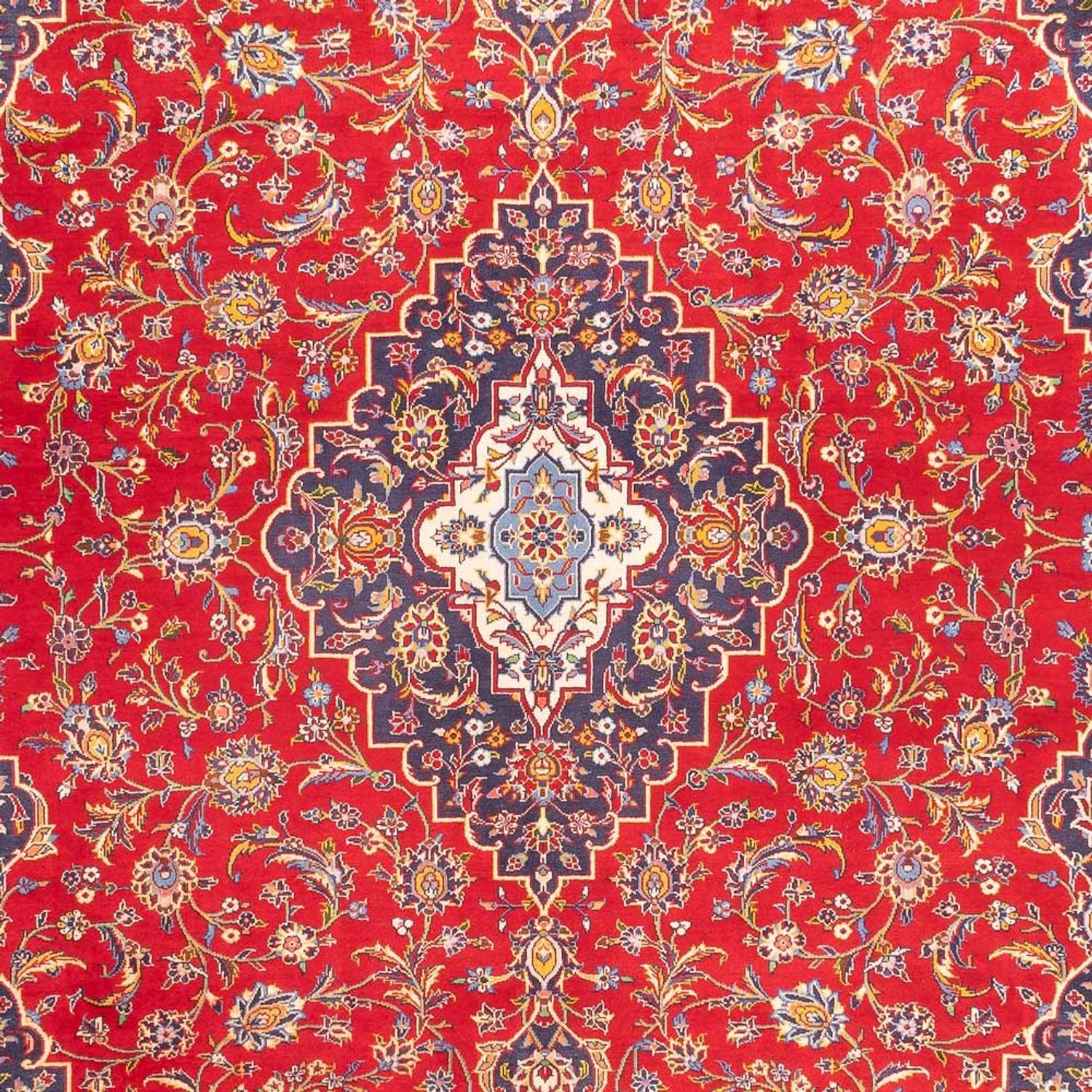 Tappeto Persero - Keshan - 390 x 295 cm - rosso