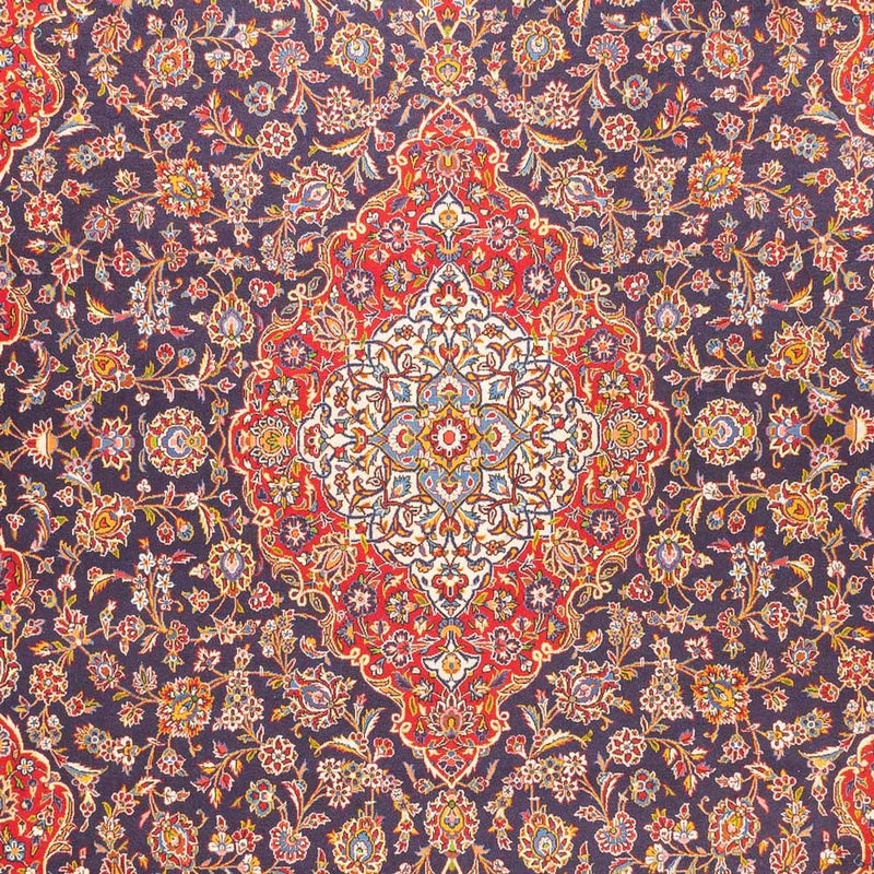 Tappeto Persero - Keshan - 395 x 300 cm - blu scuro