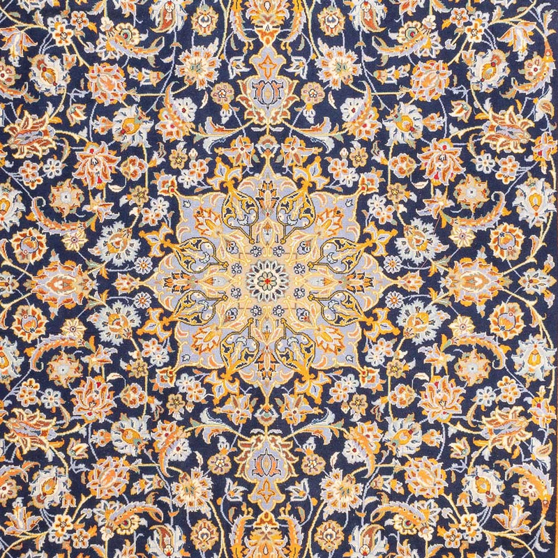 Tappeto Persero - Keshan - 402 x 288 cm - blu scuro