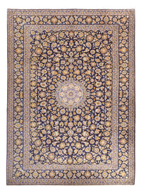 Tappeto Persero - Keshan - 420 x 318 cm - blu scuro