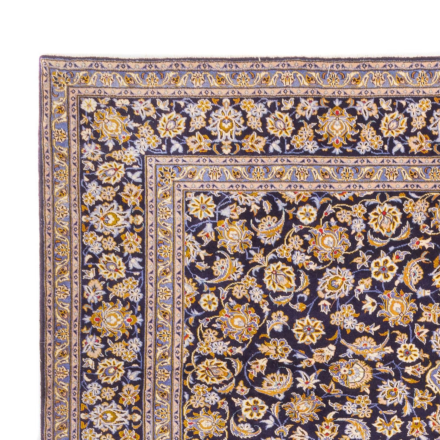 Tappeto Persero - Keshan - 420 x 318 cm - blu scuro