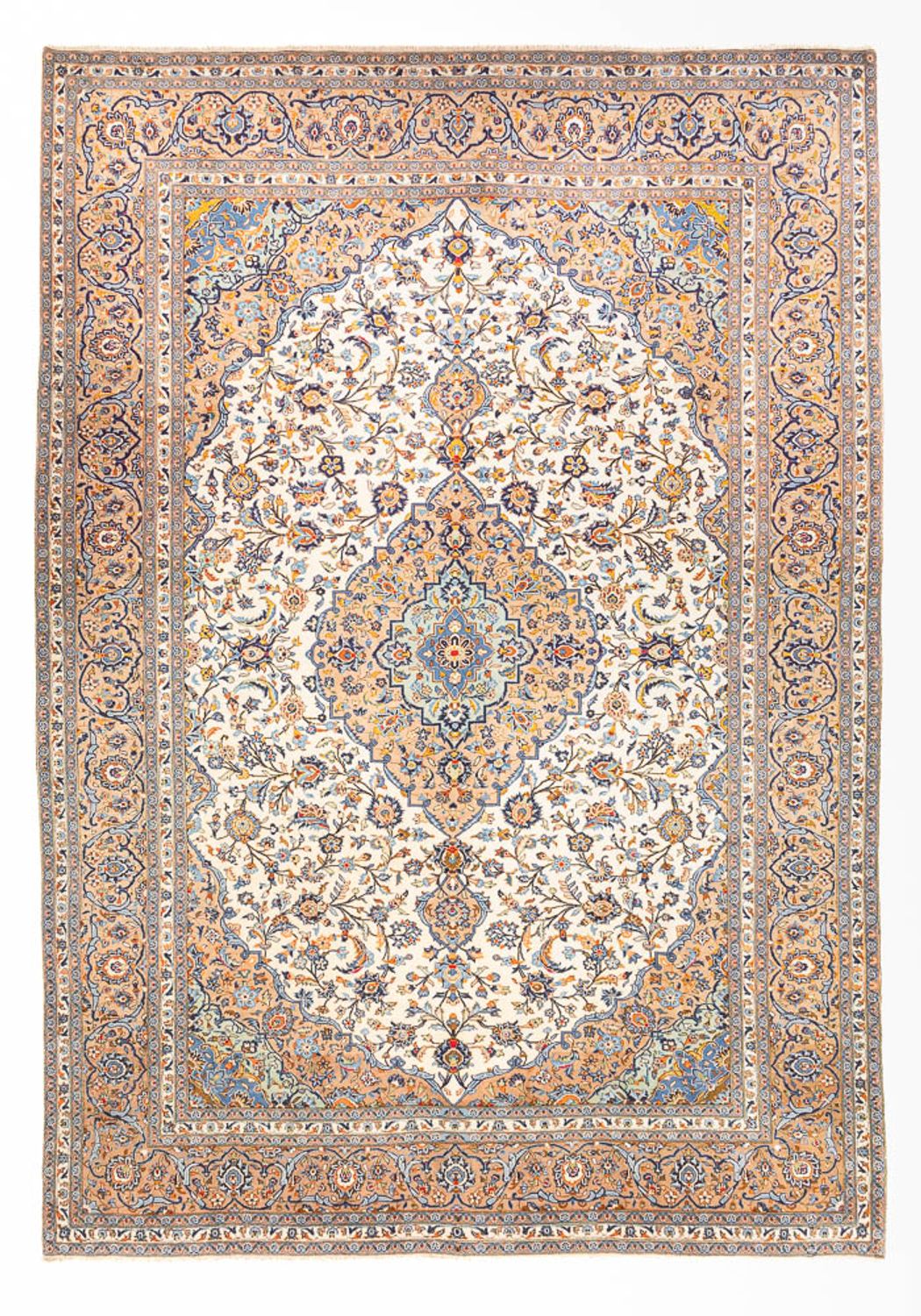 Tappeto Persero - Keshan - 405 x 302 cm - beige scuro
