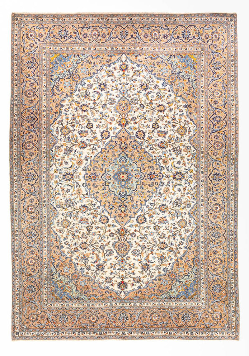 Tappeto Persero - Keshan - 405 x 302 cm - beige scuro