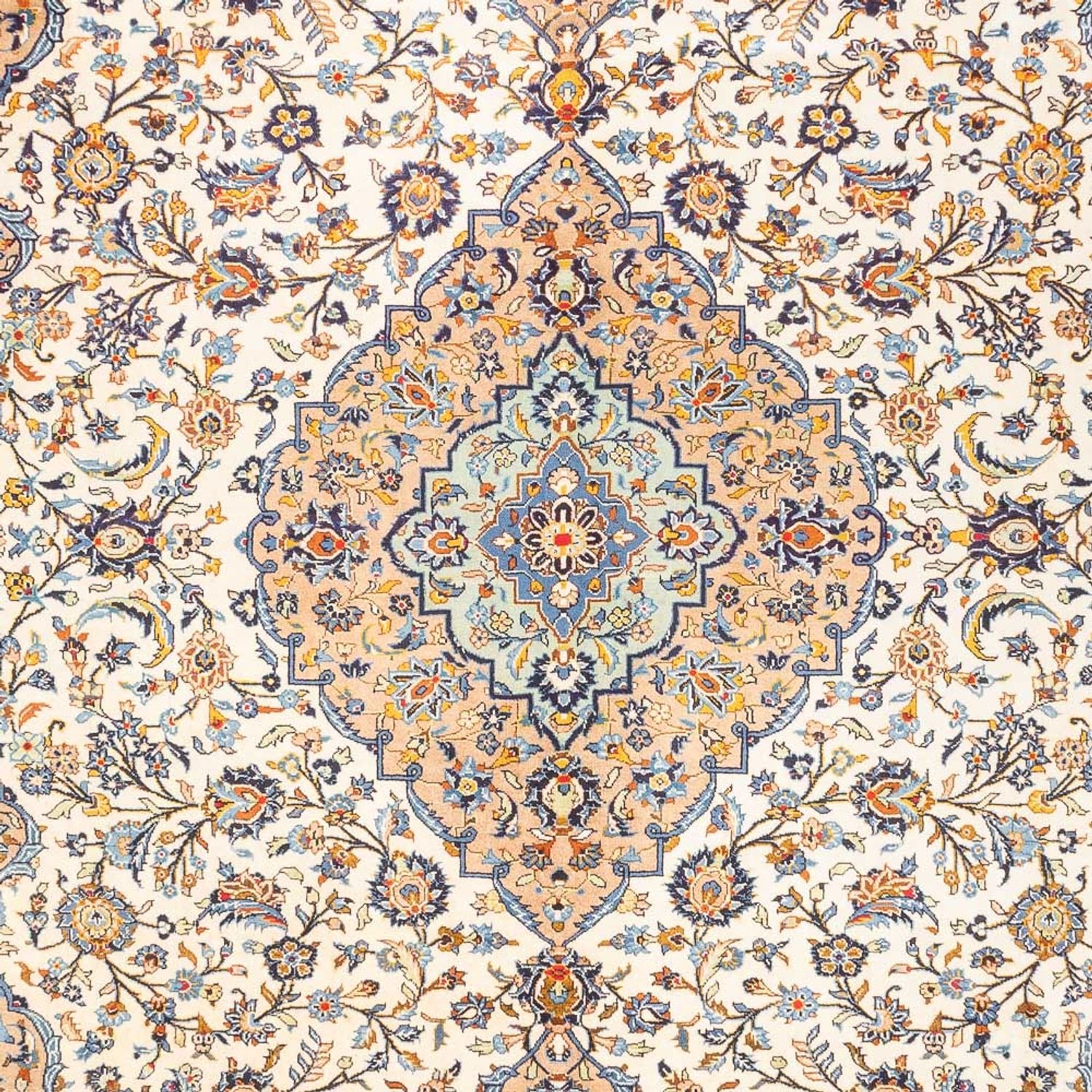 Tappeto Persero - Keshan - 405 x 302 cm - beige scuro
