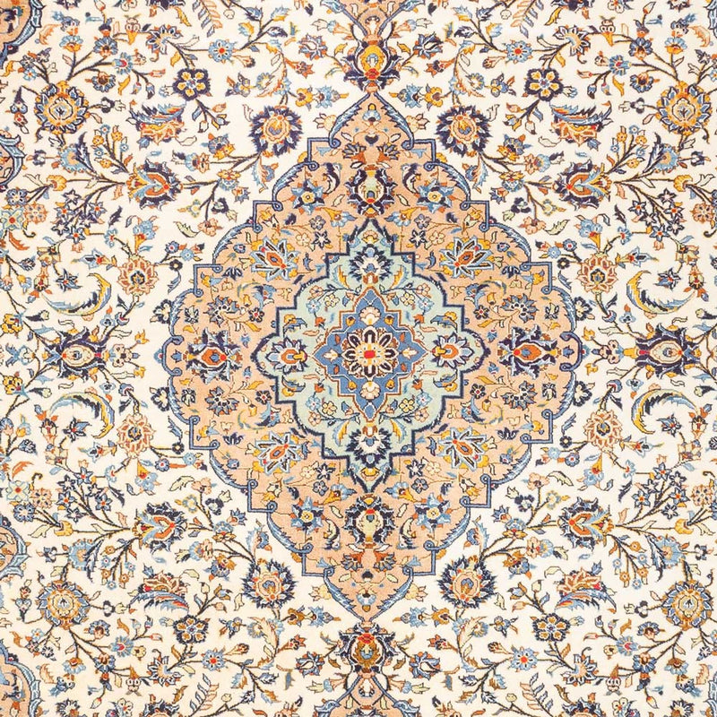 Tappeto Persero - Keshan - 405 x 302 cm - beige scuro